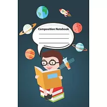Composition Notebook： Wide Ruled School Composition Books (6x9， 100 Pages)