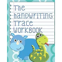 The Handwriting Trace Workbook： Monster Counting Handwriting Trace Workbook For Kids