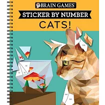 Brain Games Sticker by Number Cats!