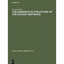 The generative structure of the Slovak sentence