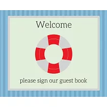 Lake House Guest Book (Hardcover) for Vacation House, Guest House, Visitor Comments Book