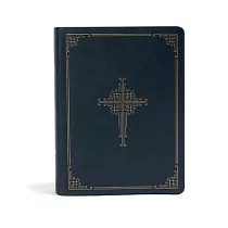 CSB Ancient Faith Study Bible， Navy Leathertouch
