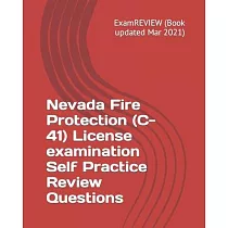 Nevada Fire Protection (C─41) License examination Self Practice Review Questions
