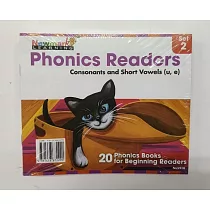 Newmark Phonics Readers Box 2： Consonants & Short Vowels [u， e] (20 Bks/1AG/Audio Code)