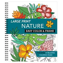Large Print Easy Adult Coloring Book Cute Cats: Simple, Relaxing, Adorable