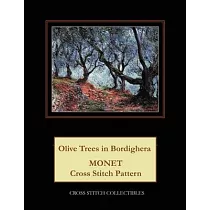 Olive Trees in Bordighera: Monet Cross Stitch Pattern