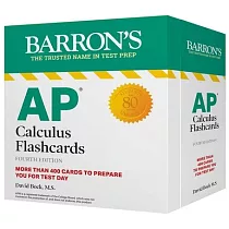 AP Calculus Flashcards， Fourth Edition： Up─To─Date Review and Practice + Sorting Ring for Custom Study