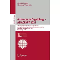 Advances in Cryptology Asiacrypt 2021 Part 1