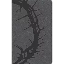 CSB Large Print Personal Size Reference Bible， Charcoal Leathertouch