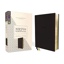 Nrsvue， Holy Bible with Apocrypha， Journal Edition， Leathersoft， Black， Comfort Print