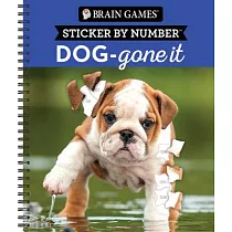 Brain Games ─ Sticker by Number： Dog─Gone It (28 Images to Sticker)