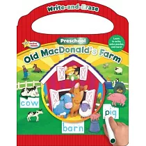 Active Minds Write─And─Erase Preschool Old Macdonald’s Farm