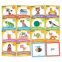 Jolly Phonics Read and See， Pack 1： In Print Letters (American English Edition)