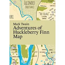 Mark Twain： Adventures of Huckleberry Finn Map