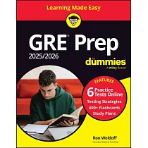 GRE Prep 2025/2026 for Dummies： Book + 6 Practicetests & 400+ Flashcards Online