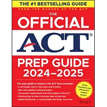 The Official ACT Prep Guide 2024─2025， (Book + Online Course)