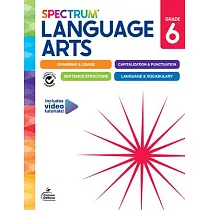 Spectrum Language Arts Workbook， Grade 6