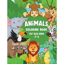 Animal Coloring Book for Kids Ages 3─6