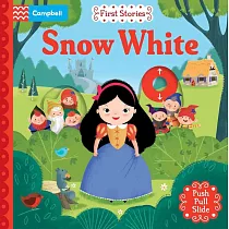 經典童話 硬頁遊戲書：白雪公主(附故事音檔)Snow White： A Push， Pull， Slide Book (Campbell First Stories)