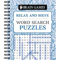 Brain Games ─ Relax and Solve： Word Search Puzzles (Pattern Cover)