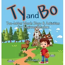 Ty and Bo： Two─letter Words Story and Activity Book for Beginner Readers