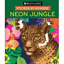 Brain Games ─ Sticker by Number： Neon Jungle