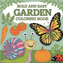 Garden Coloring Book： Large Print Mindfulness Coloring Book