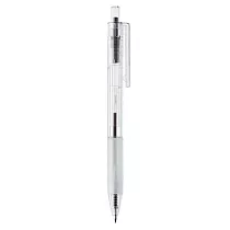 [MUJI 無印良品]透明管原子筆/0.7mm/黑(I)