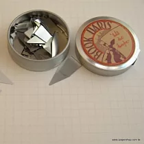 薄疙瘩 Book Darts bookdarts 書籤(50枚)銀色