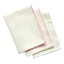 【藍天畫布】紗布系列 精梳100%有機棉紗布手帕(三條裝)