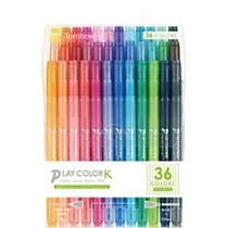 【TOMBOW日本蜻蜓】Play Color k 玩色彩雙頭筆 36色組