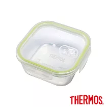 【THERMOS 膳魔師】耐熱玻璃保鮮盒0.8L(Z─GFC800S─G)G(綠色)