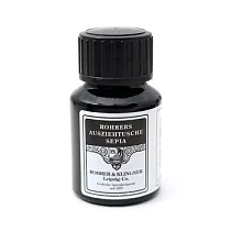 【Rohrer & Klingner | 復古蟲膠墨水】 復古褐_ 50ml_ Sepia