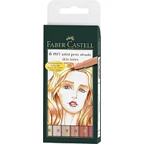 【FABER─CASTELL】PITT藝術筆─皮膚色系(6色入)