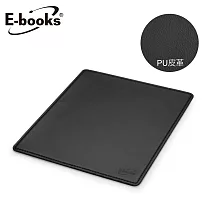 E─books MP1 經典款皮革滑鼠墊黑