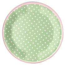 GREENGATE / Spot pale green 美耐皿餐盤20cm