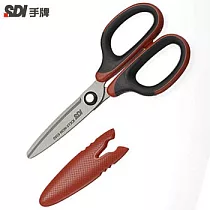 SDI 滑利剪•不沾膠省力兒童剪刀5 1/4" 紅黑