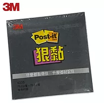 (3入1包)3M 633S─7狠貼便條紙 黑色(7.5×7.5公分)