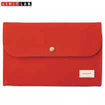LIHIT 棉質隨身包(L) A─7906─3 紅色