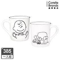 【美國康寧 CORELLE】SNOOPY馬克杯385ml─ 查理布朗