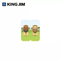 【KING JIM】可站立便利貼 動物款M 獅子 (3560─006)