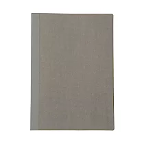 [MUJI無印良品]上質紙易開筆記本(橫線縱向點狀)/80張.A5.淺灰