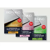 【Fabriano】Artistico─超白，R，300G，140lb，56X76，100%棉(3+1)