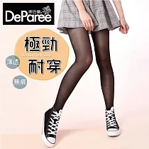 蒂巴蕾 極勁耐穿彈性絲襪 黑