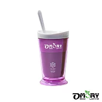 【OMORY】涼夏神奇酷涼奶昔冰沙杯(附匙)─ (紫)