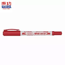 (盒裝12入)成功SUCCESS 1306 雙頭速乾筆 紅