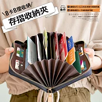 CHENSON 分層排排站8本存摺收納夾(CG15190─1) 藍