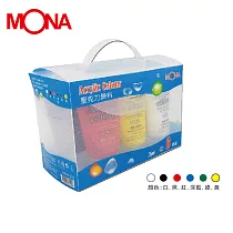 MONA 75ml 壓克力顏料手提組 6色