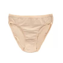 【和諧生活有機棉】舒棉高叉內褲(2入) XL 膚色