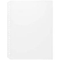 【MUJI 無印良品】補充用透明袋/A4.30孔.15入